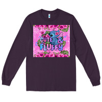 Plum cute and fluffy stitch Long Sleeve Tee - Zillion Design Studio