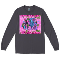 Smoke cute and fluffy stitch Long Sleeve Tee - Zillion Design Studio