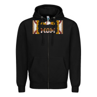 Black leopard baseball mom 16oz libbey glass Zipper Hoodie - HRA Design Shop