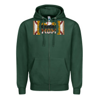 Sports Green leopard baseball mom 16oz libbey glass Zipper Hoodie - HRA Design Shop