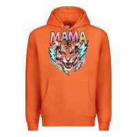 Carrot mama tiger lightning bolt Premium Hoodie - NancyCooperArtShop