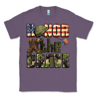 Lavender Honor the brave 4th of july Classic Tee - CowGirlArtShop