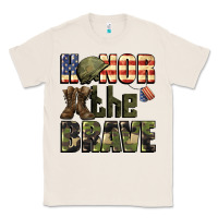 Natural Honor the brave 4th of july Classic Tee - CowGirlArtShop