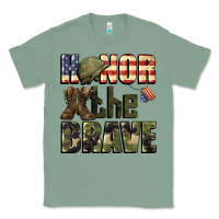 Sage Honor the brave 4th of july Classic Tee - CowGirlArtShop