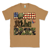Toasted Coconut Honor the brave 4th of july Classic Tee - CowGirlArtShop