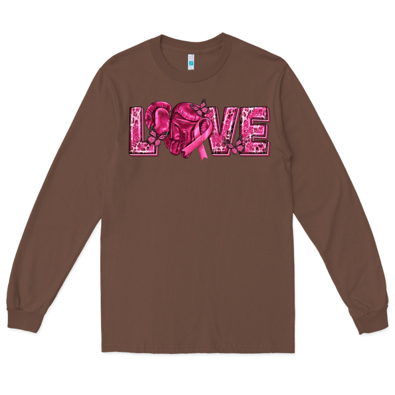 Breast Cancer Love Long Sleeve Tee by texasbilliewilder | Teevron