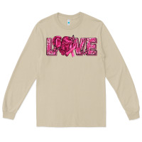 Mushroom Breast Cancer Love Long Sleeve Tee - texasbilliewilder
