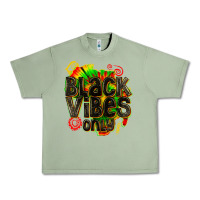 Oil Green black vibes only Urban Heavy Tee - texasbilliewilder