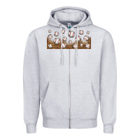 Heather Grey leopard baseball 16oz libbey glass Zipper Hoodie - HRA Design Shop