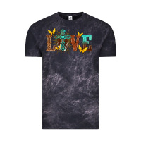Cloud Black love with cross Vintage Tee - texasbilliewilder