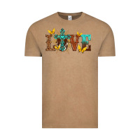 Vintage Coffee love with cross Vintage Tee - texasbilliewilder