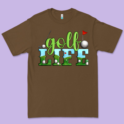 Golf Life Premium Tee Designed By Artiststas