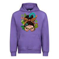 Tulip Western  Messy Bun With Cactus Urban Hoodie - BundleAndBundleShop