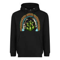 Black cactus rainbow Heavyweight Hoodie - JahusDesignShop