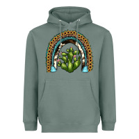 Sage cactus rainbow Heavyweight Hoodie - JahusDesignShop