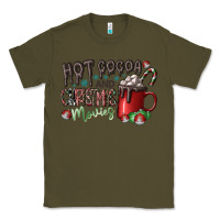 Army Green hot cocoa and christmas movies Classic Tee - CowhideDigitalArt