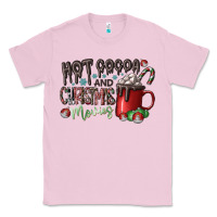 Bubblegum Pink hot cocoa and christmas movies Classic Tee - CowhideDigitalArt