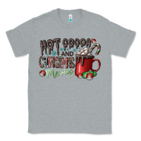 Heather Grey hot cocoa and christmas movies Classic Tee - CowhideDigitalArt