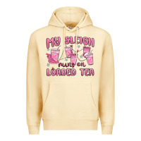 Pina Colada my sleigh runs on loaded tea Premium Hoodie - MaliasSmallBusiness