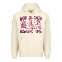 Sandshell my sleigh runs on loaded tea Premium Hoodie - MaliasSmallBusiness