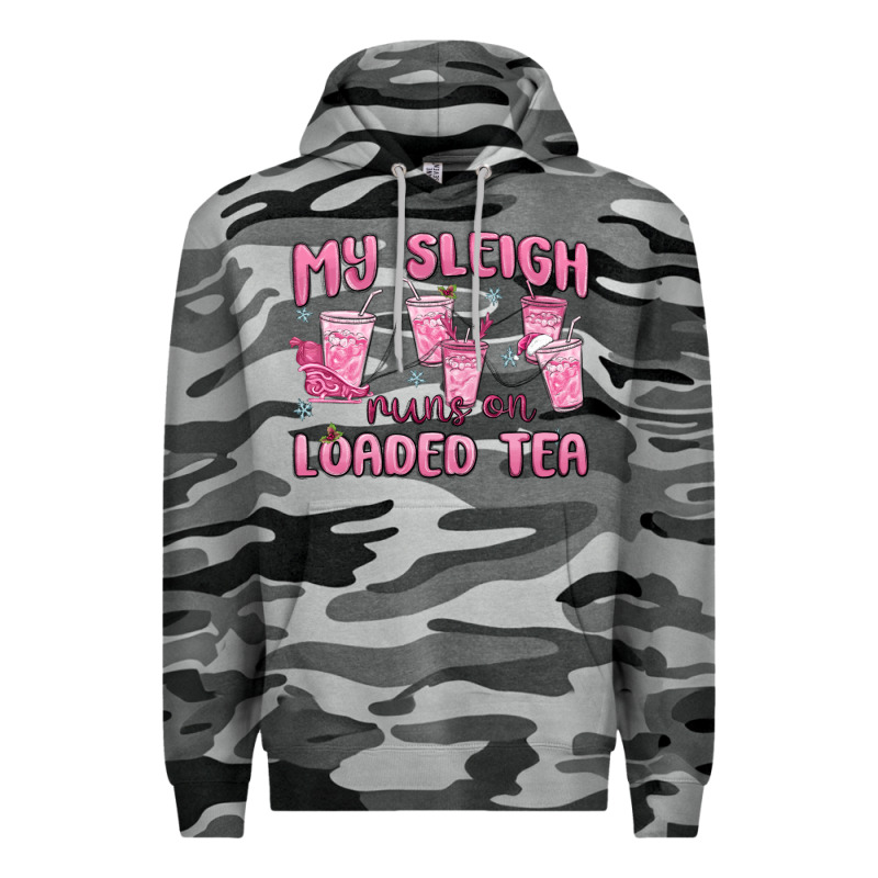 My Sleigh Runs On Loaded Tea Premium Hoodie by MaliasSmallBusiness | Teevron
