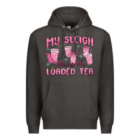 Smoke my sleigh runs on loaded tea Premium Hoodie - MaliasSmallBusiness
