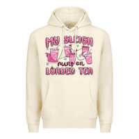 Tofu my sleigh runs on loaded tea Premium Hoodie - MaliasSmallBusiness
