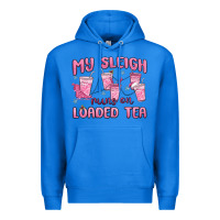 True Royal my sleigh runs on loaded tea Premium Hoodie - MaliasSmallBusiness