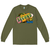 Army Green second grade dude Long Sleeve Tee - RanaPortraitStore