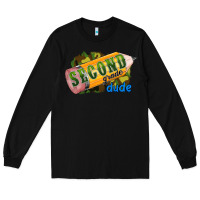 Black second grade dude Long Sleeve Tee - RanaPortraitStore
