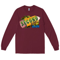 Burgundy second grade dude Long Sleeve Tee - RanaPortraitStore
