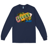 Navy second grade dude Long Sleeve Tee - RanaPortraitStore