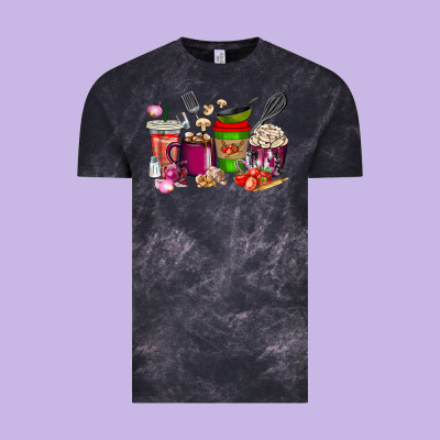 Lunch Lady Coffee Cups Vintage Tee Designed By Texasbilliewilder