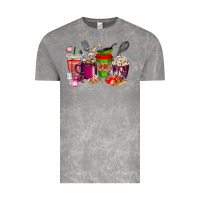 Cloud Rock lunch lady coffee cups Vintage Tee - texasbilliewilder