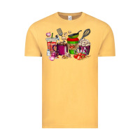 Vintage Mustard lunch lady coffee cups Vintage Tee - texasbilliewilder