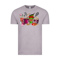 Vintage Zinc lunch lady coffee cups Vintage Tee - texasbilliewilder