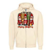 Sandshell Merry christmas elfs Zipper Hoodie - FaDigitalArtStudio