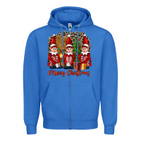 True Royal Merry christmas elfs Zipper Hoodie - FaDigitalArtStudio