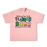 Salmon battery life of a teacher Urban Heavy Tee - Zillion Design Studio