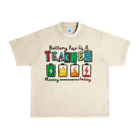 Sandshell battery life of a teacher Urban Heavy Tee - Zillion Design Studio