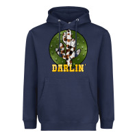Navy cowhide darlin Heavyweight Hoodie - JahusDesignShop
