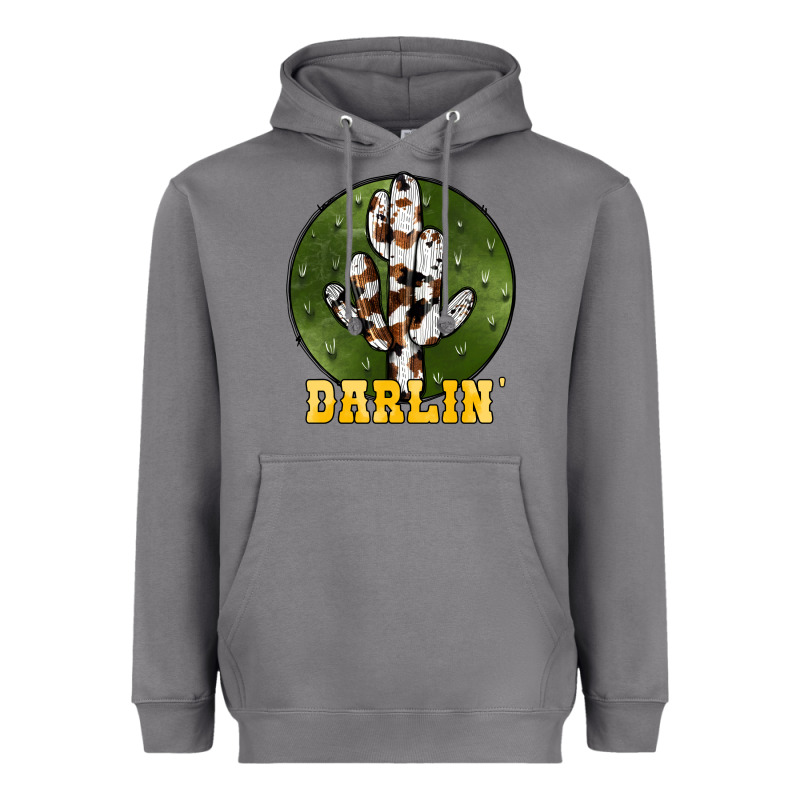 Cowhide Darlin Heavyweight Hoodie by JahusDesignShop | Teevron