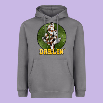 Cowhide Darlin Heavyweight Hoodie Designed By Jahusdesignshop