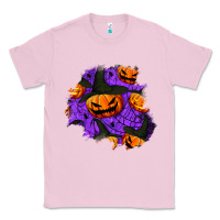 Bubblegum Pink halloween pumpkin patch  1 Classic Tee - BundleAndBundleShop