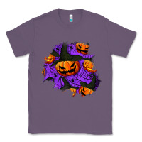 Lavender halloween pumpkin patch  1 Classic Tee - BundleAndBundleShop