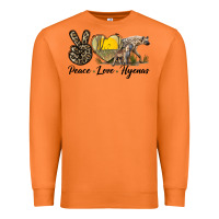 Carrot Peace Love Hyenas Premium Sweatshirt - LillyAllenDesigns