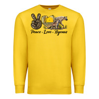 Lemon Peace Love Hyenas Premium Sweatshirt - LillyAllenDesigns