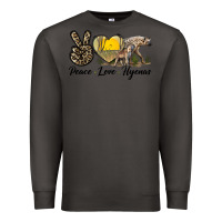 Smoke Peace Love Hyenas Premium Sweatshirt - LillyAllenDesigns