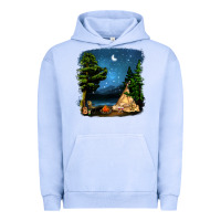 Pigment Grape Ice Night Glamping Camp With Wine Urban Hoodie - BundleAndBundleShop