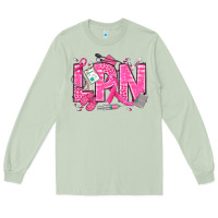 Matcha Breast Cancer LPN Licensed Practical Nurse Long Sleeve Tee - texasbilliewilder